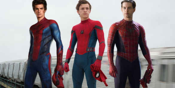Spider-Man-Andrew-Garfield-Tom-Holland-and-Tobey-Maguire-585x293